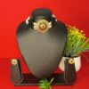 Traditional Indian jewelry set with necklace, earrings, and pendant for women and girls.